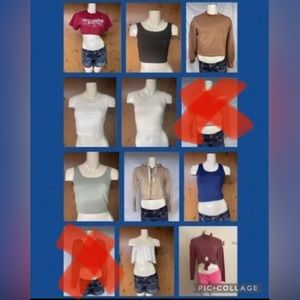 Women’s small Shein/Forever 21 tops bundle